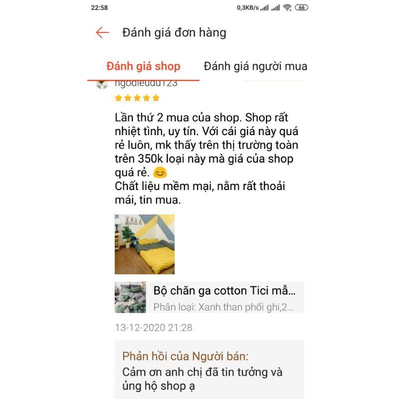 Bộ chăn ga cotton Tici mẫu mới cao cấp nhập khẩu Hàn Quốc đủ size đủ màu