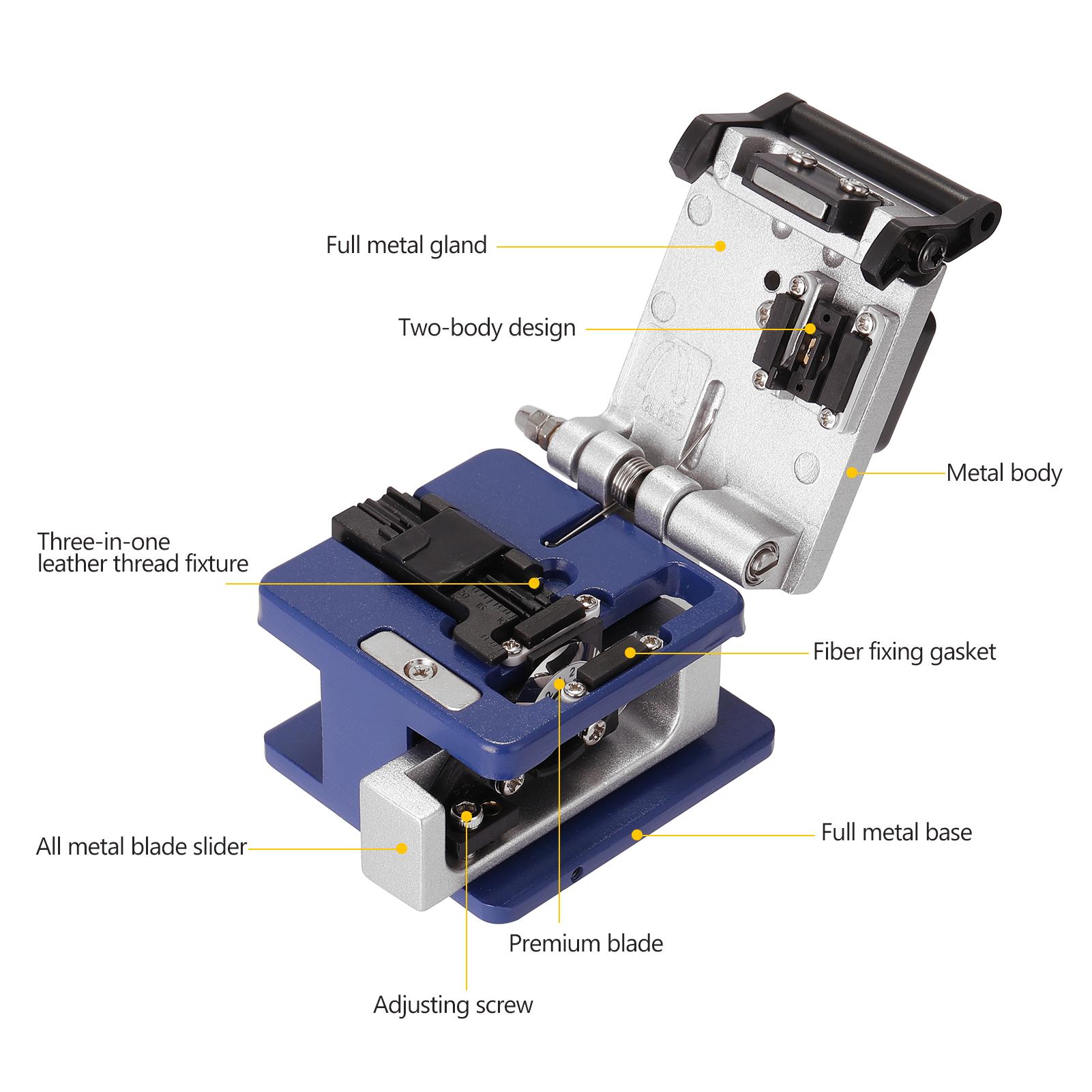 Fiber Cleaver Cold Contact Dedicated Metal Cutting Tool Fiber Cutter Fiber Cable Cut Fiber Cleaver Tool