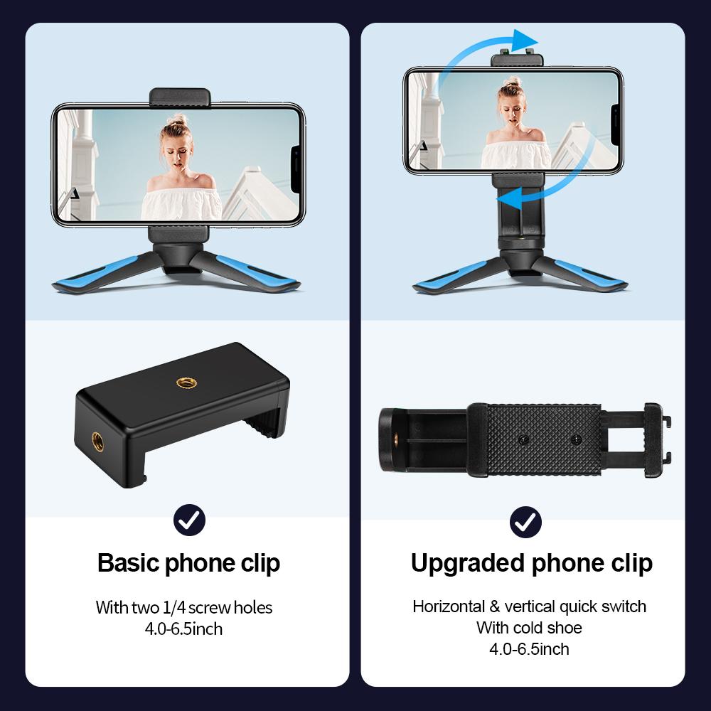 TELESIN Chân Máy Mini Magic Arm Điện Thoại Điều Khiển Từ Xa Bluetooth Nhả Cửa Trập Kẹp Ốc Vít 1/4 Cho Phụ Kiện Máy Ảnh GoPro Insta360