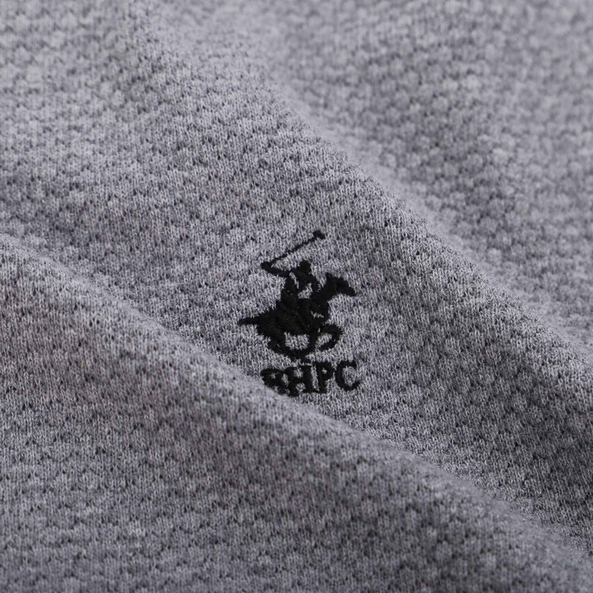 Áo Tshirt dài tay Nam Beverly Hills Polo Club Regularfit Cotton Xám HMRLS20TL140