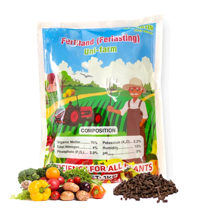 Phân Gà Hữu Cơ Agrimartin, Bao 1kg, Cải Tạo Đất, Tăng Khả Năng Ra Hoa, Đậu Trái, Hoa To, Quả Bóng, Đậm Vị