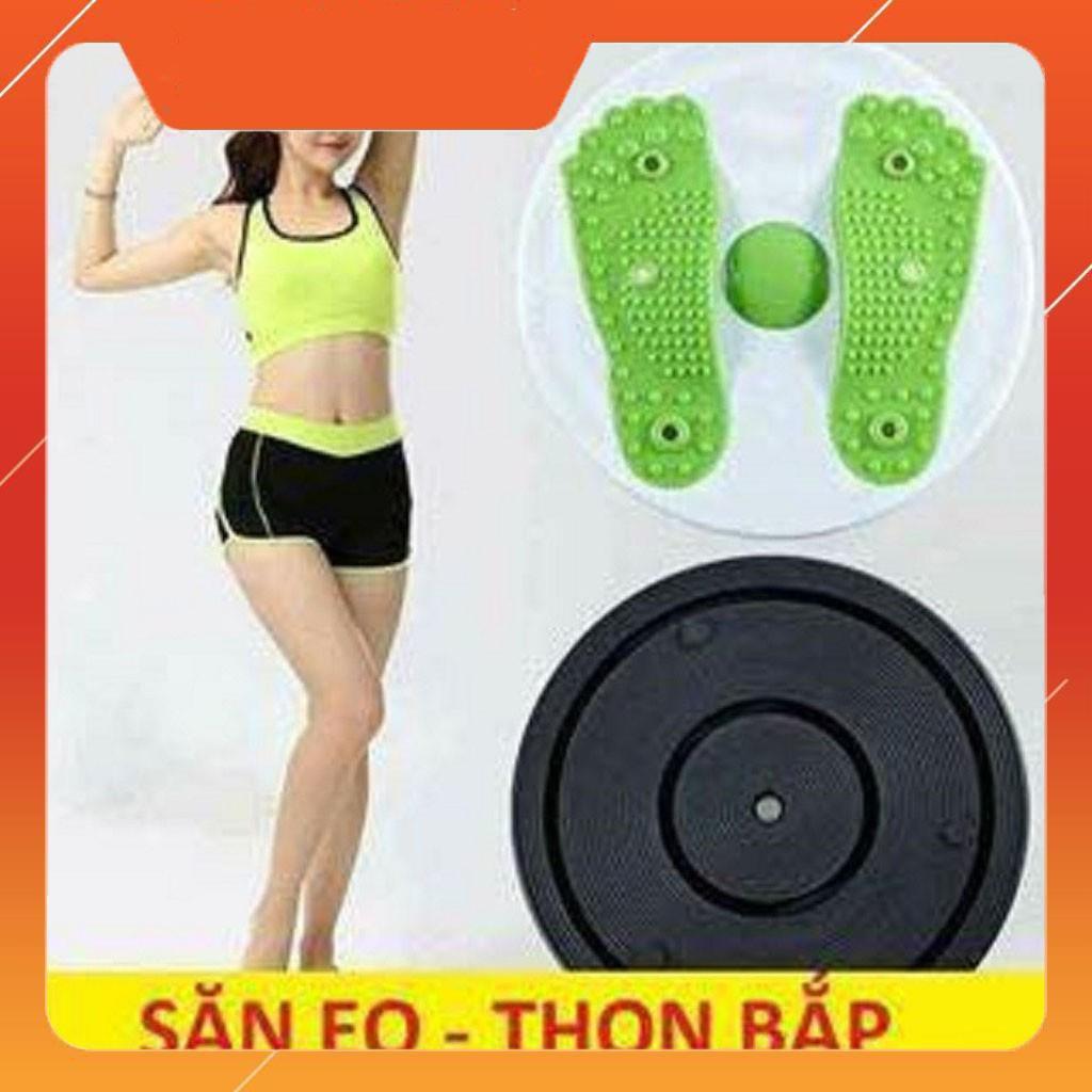 Đĩa xoay eo tập thể dục 360 độ, Bàn xoay giảm mỡ tập cơ bụng eo thon cân đối tại nhà phòng gym massage bàn chân cực tốt