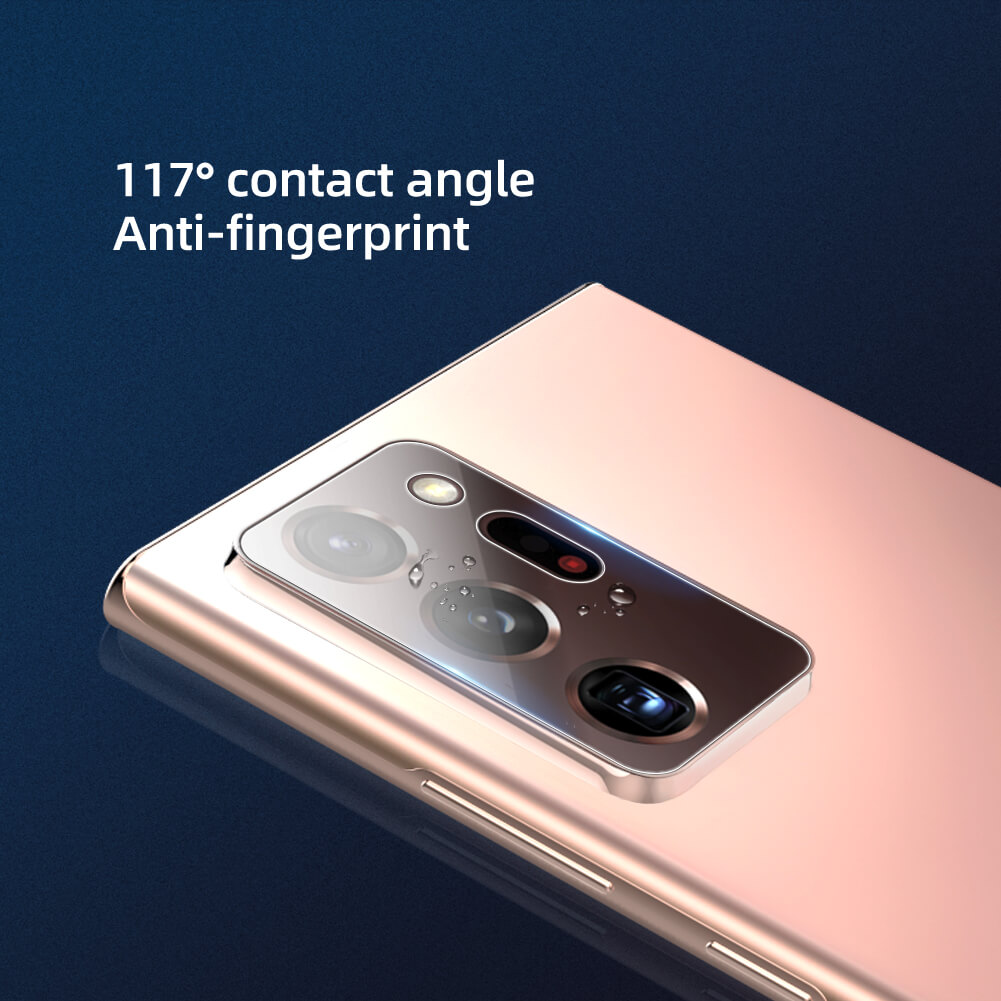 Bộ 2 Miếng dán kính cường lực Camera mỏng 0.22mm cho Samsung Galaxy Note 20 Ultra hiệu Nillkin InvisiFilm - Hàng chính hãng