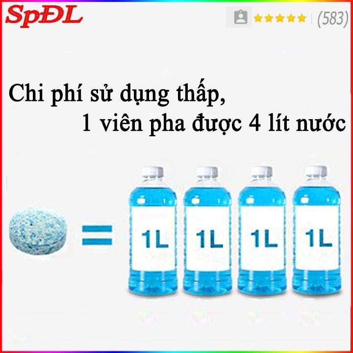 Viên sủi rửa kính xe ô tô - loại 1 viên pha 4 lít nước giúp tẩy sạch kính lái