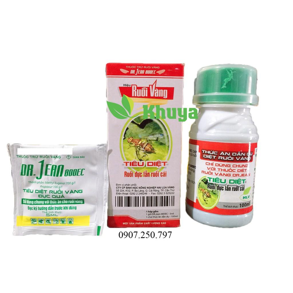 Bộ diệt ruồi vàng DR Jean 800EC Ruồi Vàng Diệt cả Ruồi đực và Ruồi cái
