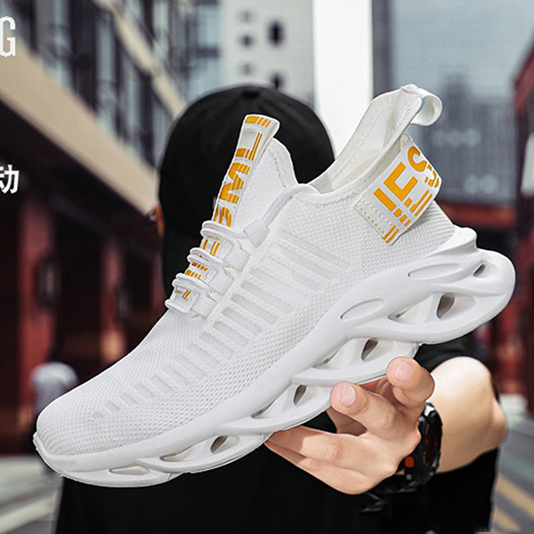 Giày sneaker hàn quốc, thể thao nam trắng, giày nam đen trắng trẻ trung BELIFA STORE mã A09T