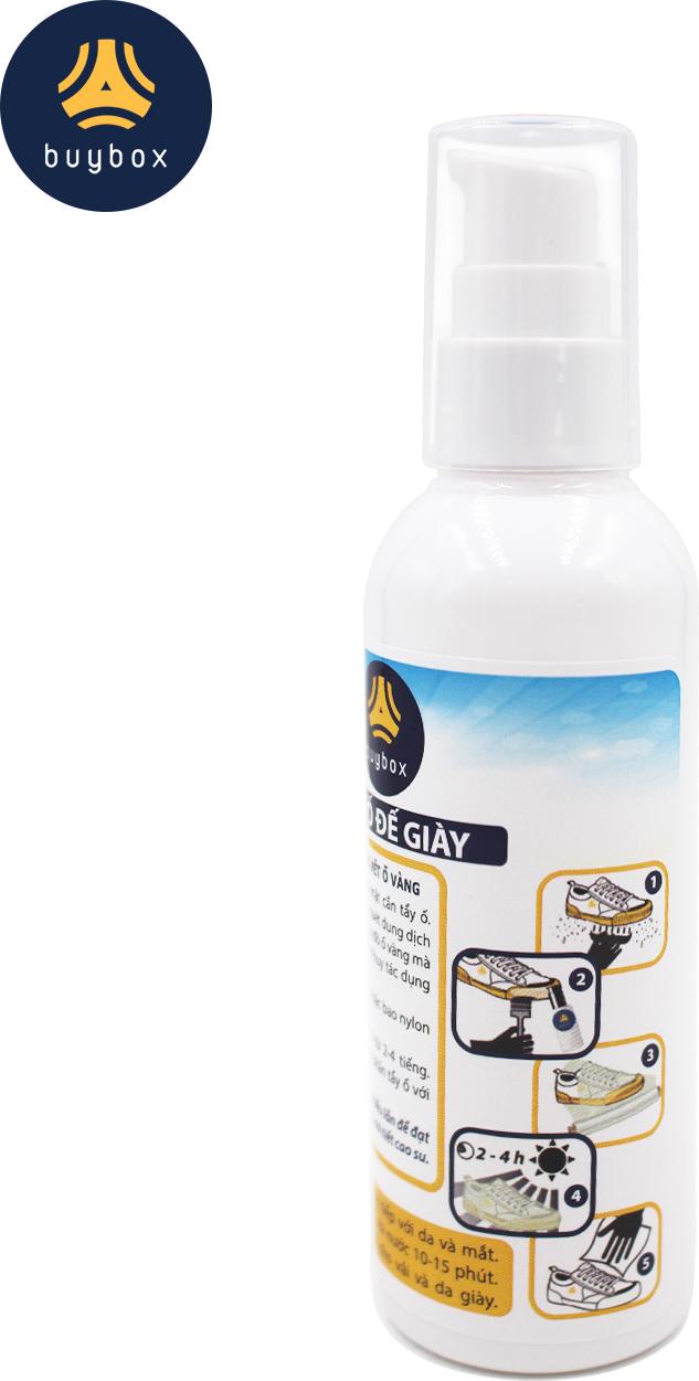 Dung dịch tẩy ố đế giày và các chi tiết bằng chất liệu cao su - buybox - BBPK73 - 100ml