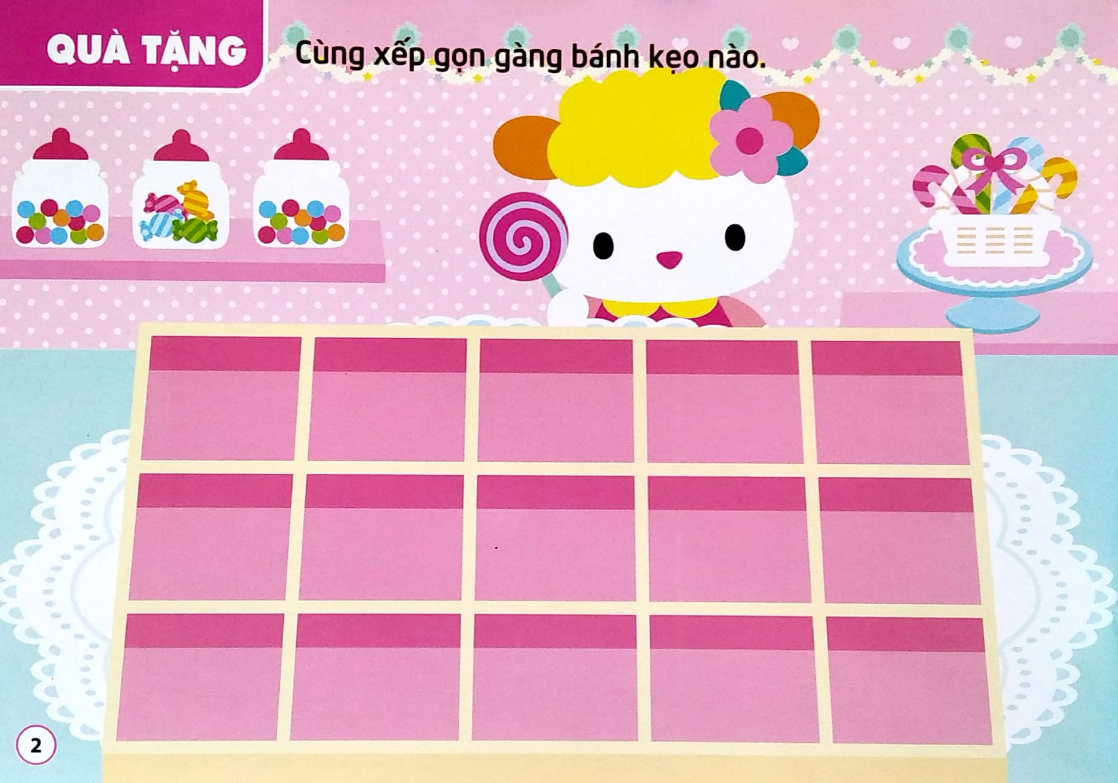 Sticker - H.e.l.l.o K.i.t.t.y - Kitty Mi Nhon Đến Tiệm Ăn Ngon _MT