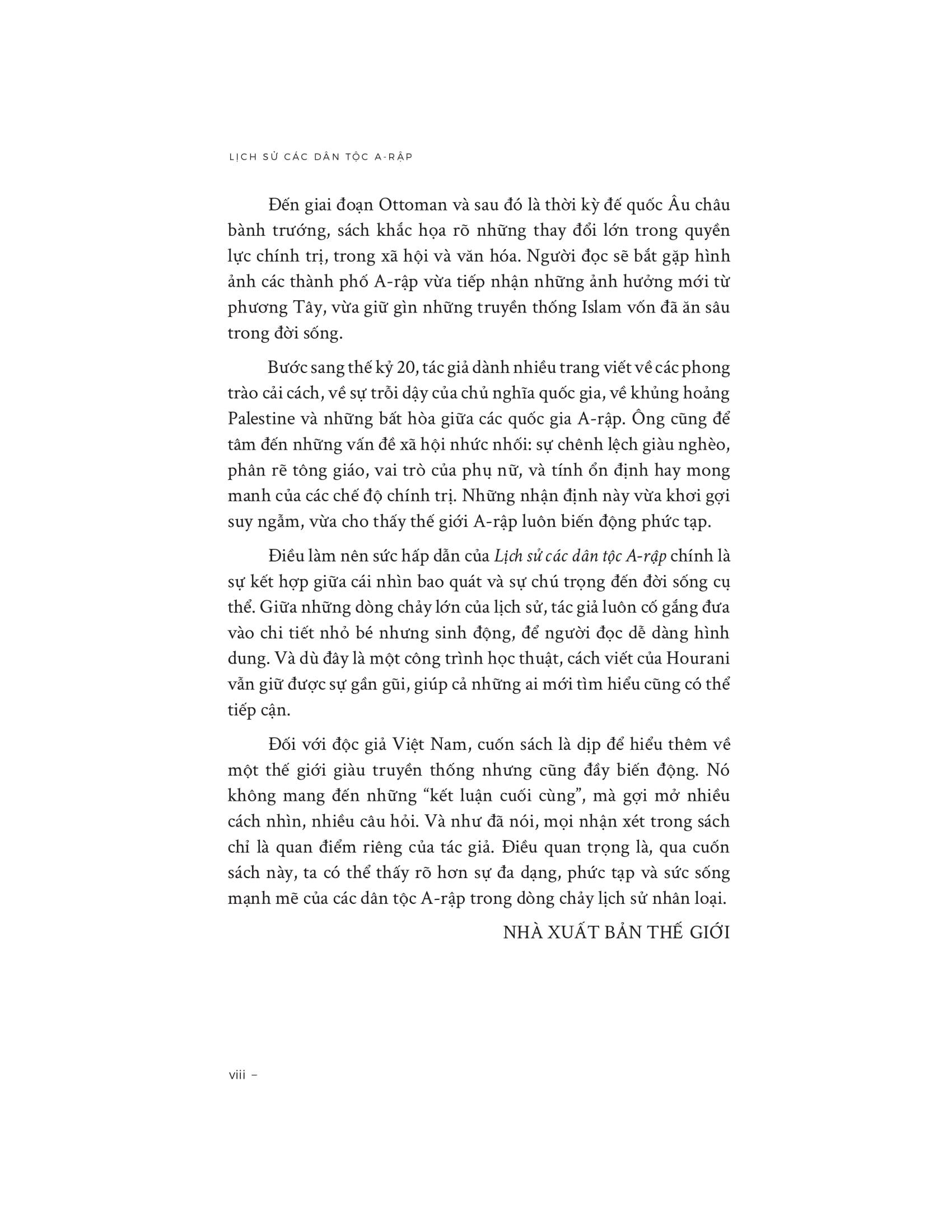 Sách - Lịch Sử Các Dân Tộc A-Rập - Bìa Cứng