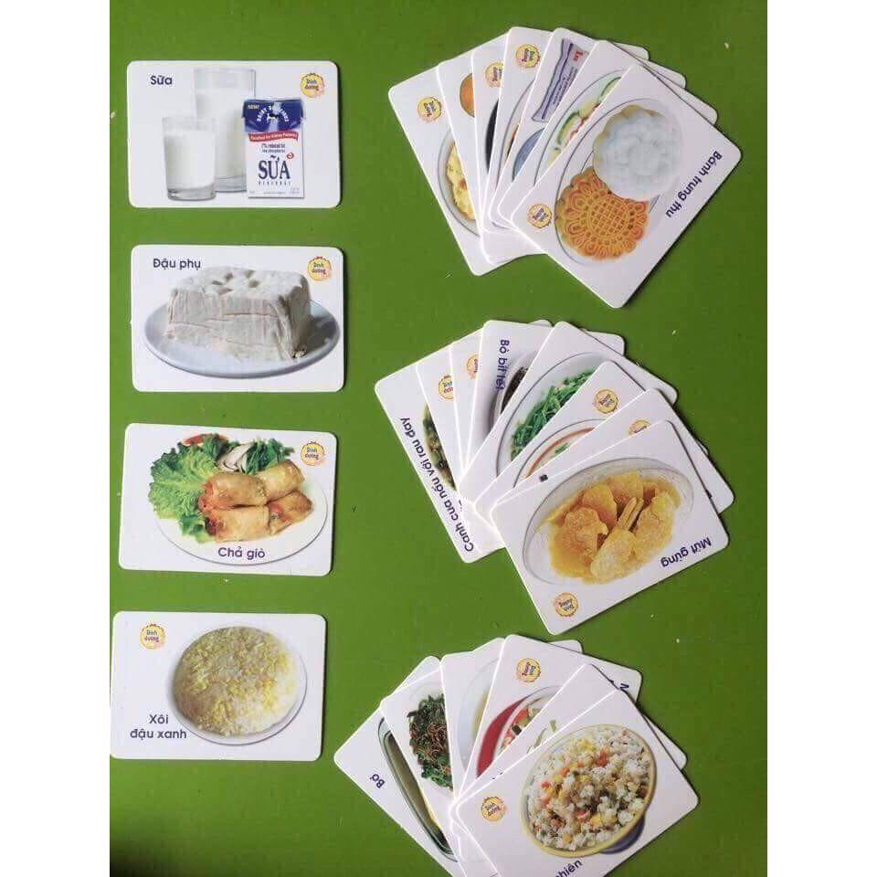 (Thẻ Học Thông Minh) Bộ Thẻ học Gồm 16 Chủ Đề 416 Thẻ Flashcards Cho bé