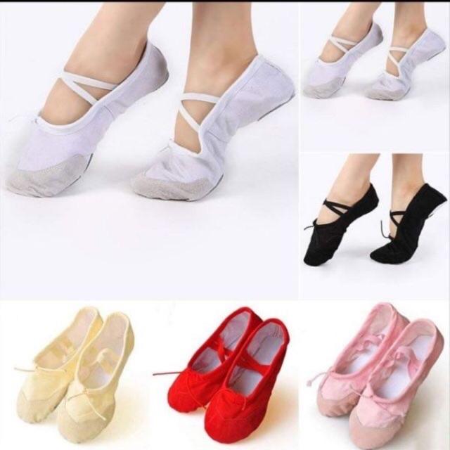 (Sẵn) Giày múa ba lê giày ballet