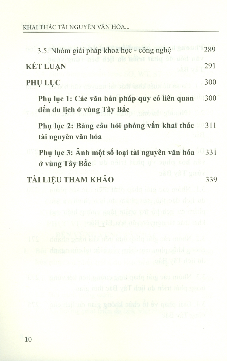 Khai Thác Tài Nguyên Văn Hóa Để Phát Triển Du Lịch Bền Vững Vùng Tây Bắc (Sách chuyên khảo)