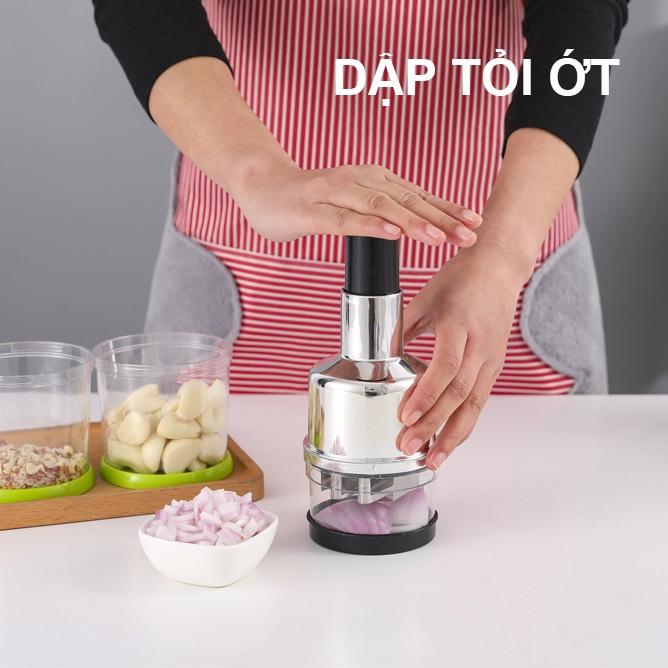 Dụng Cụ Dập Tỏi, Ớt, Hành Cao Cấp, Tiện Dụng cho Gia đình