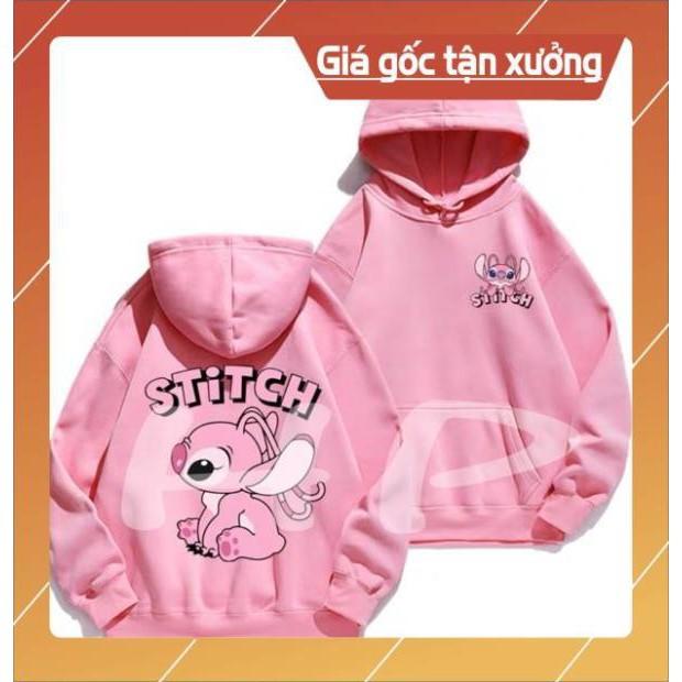 Áo hoodie Stit xanh hồng chất nỉ bông cotton 4 màu cao cấp hót 2020