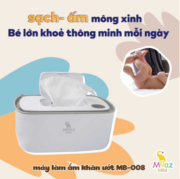 Thiết Bị Làm Nóng Khăn Giấy Ướt Moaz Bé Bé MB-008