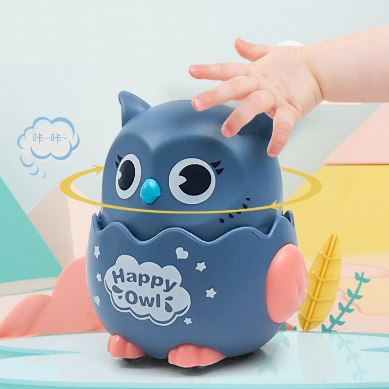 Đồ Chơi Chim Cú Chạy Xoay 360 Độ Happy Owl Cho Bé