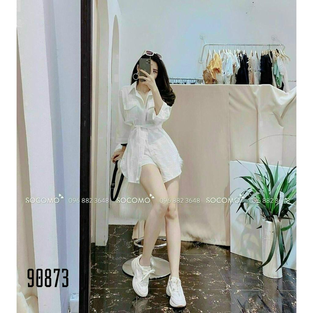 SET ĐŨI TAY DÀI,QUẦN NGẮN SIÊU XINH,MỀM MỊN ĐỌC LẠ KHÓ TÌM,SANG CHẢNH HÀN QUỐC TRANG NEMO 36 FASHION