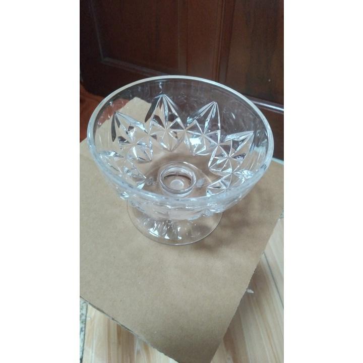 Combo 6 ly ăn kem, cốc ăn kem, ly rượu nhỏ Ø 10.20 x 7.50 cm 150 ml nbán hàng quán nhựa acrylic bền đẹp