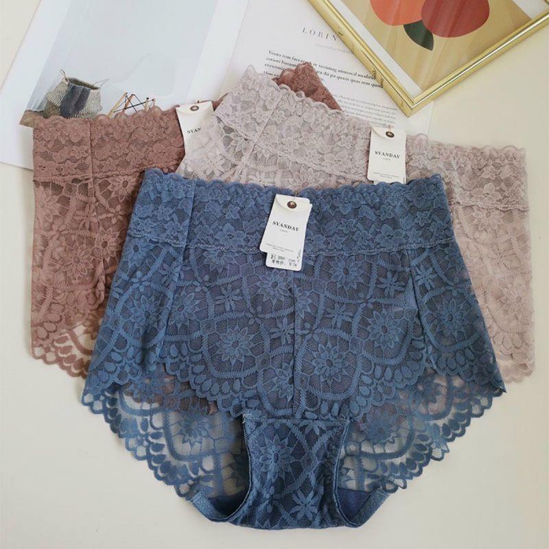 Combo 5 chiếc quần lót nữ ren lưng cao chất xịn đẹp gen nhẹ