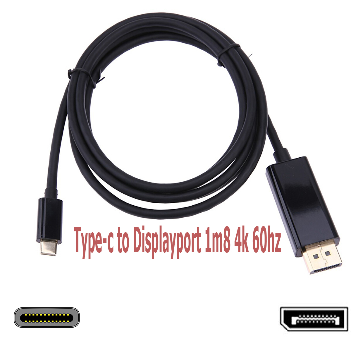 Cáp chuyển USB C ra Displayport 4K 60Hz - UTD18460