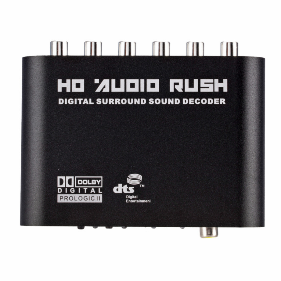 Grwibeou AC3 Âm Thanh Kỹ Thuật Số Sang Analog 5.1 Kênh Âm Thanh Nổi DAC Bộ Chuyển Đổi Quang Học SPDIF Đồng Trục AUX 3.5Mm Đến 6 Bộ Khuếch Đại Bộ Giải Mã RCA