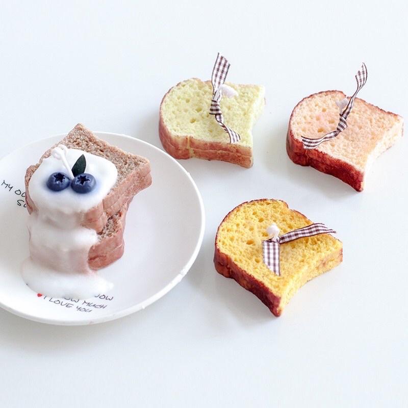 Nến Thơm Lát Bánh Mì Sandwich Phủ Kem, Phụ Kiện Decor - Dory Lab