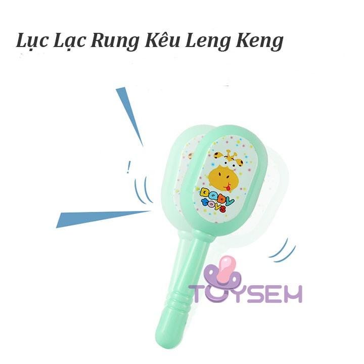 Đồ chơi trẻ em cầm tay trống kèn lục lạc 6 món cho bé phát triển trí não - Quà tặng sinh nhật cho bé