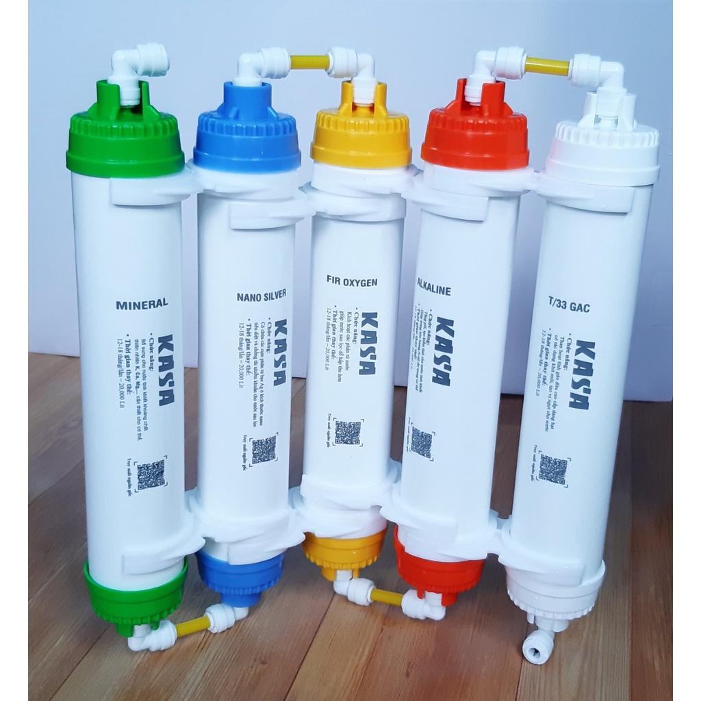 COMBO GỒM 5 LÕI KHOÁNG KASA LÀM MỀM NƯỚC, NGỌT NƯỚC - CÓ CO CÚT ĐI KÈM ĐẦY ĐỦ