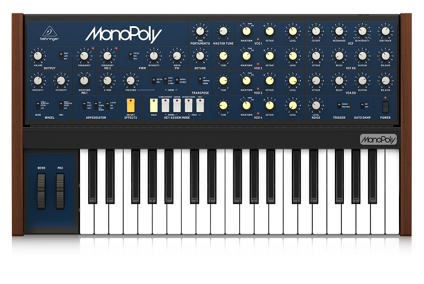 Behringer MonoPoly 4-voice Analog Synthesizer-Hàng Chính Hãng