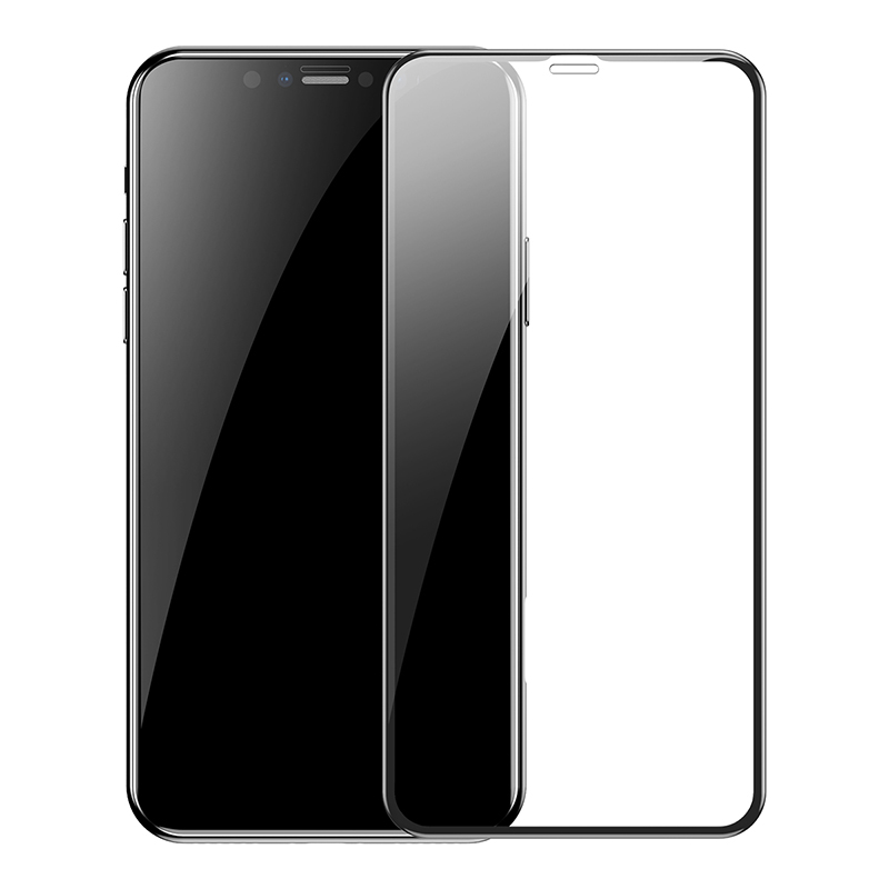 Kính cường lực Baseus 0.3mm Full-Screen and Full-glass Tempered Glass 5 lớp chống trầy cho iPhone 11/Pro/Pro Max - Hàng chính hãng