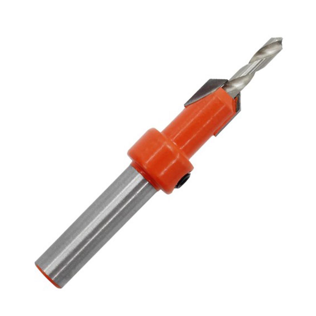 8mm Shank Woodworking Router Bit Cemented Carbide Round Shank Power Tools