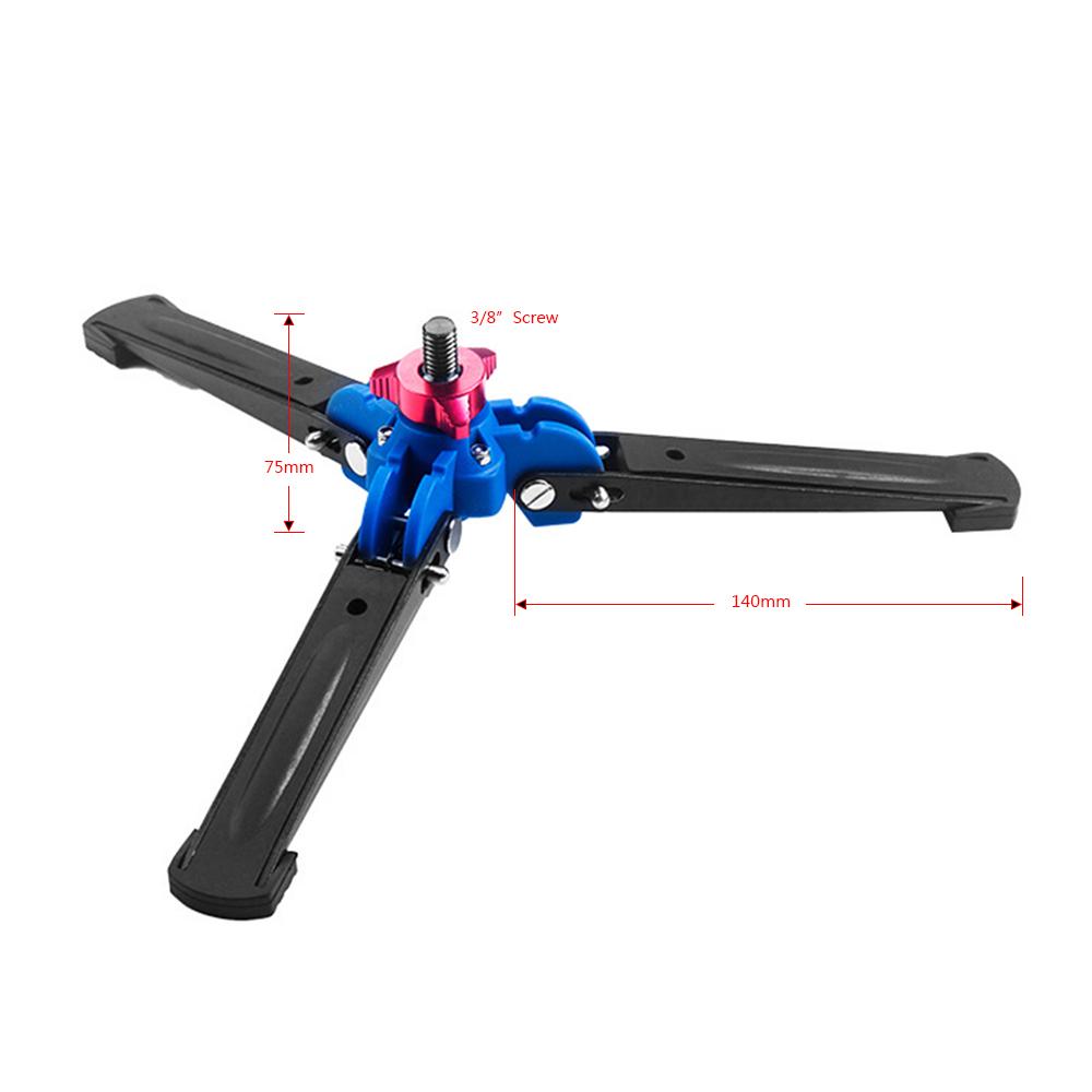 Three Leg DSLR Camera Photography Mini Tripod Monopod Unipod Base Stand Holder Support with 3/8" Screw for Tripod Fluid