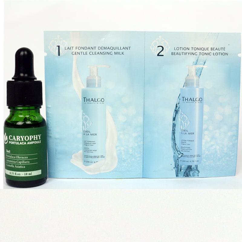 Serum hỗ trợ trị mụn, mờ thâm Caryophy 10ml + TẶNG Sữa rửa mặt Thalgo (5ml) và Toner Thalgo (3ml)