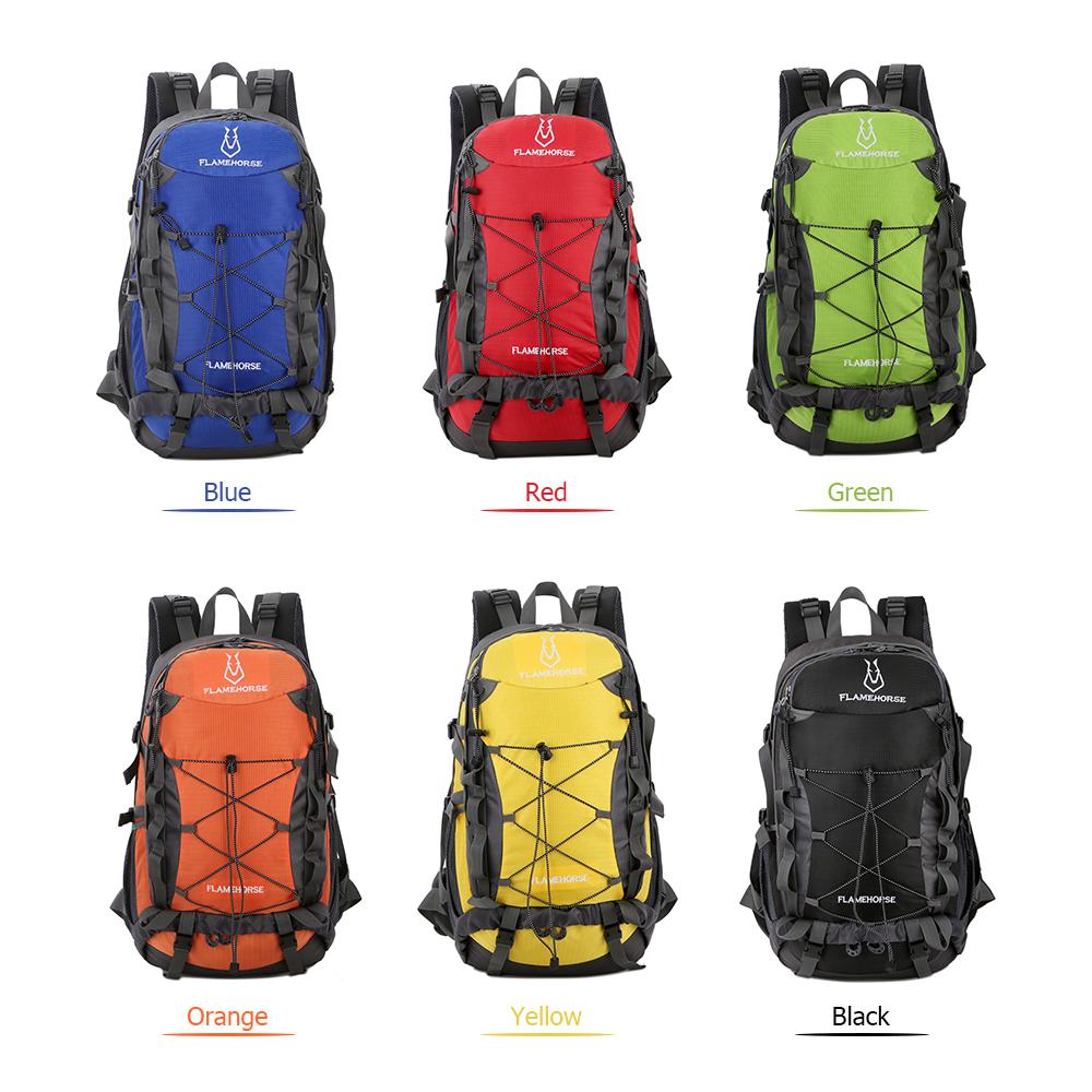 Ba lô thể thao ngoài trời Daypack 40L bằng vải nylon chất lượng cao, chống nước và chống rách, nhiều túi