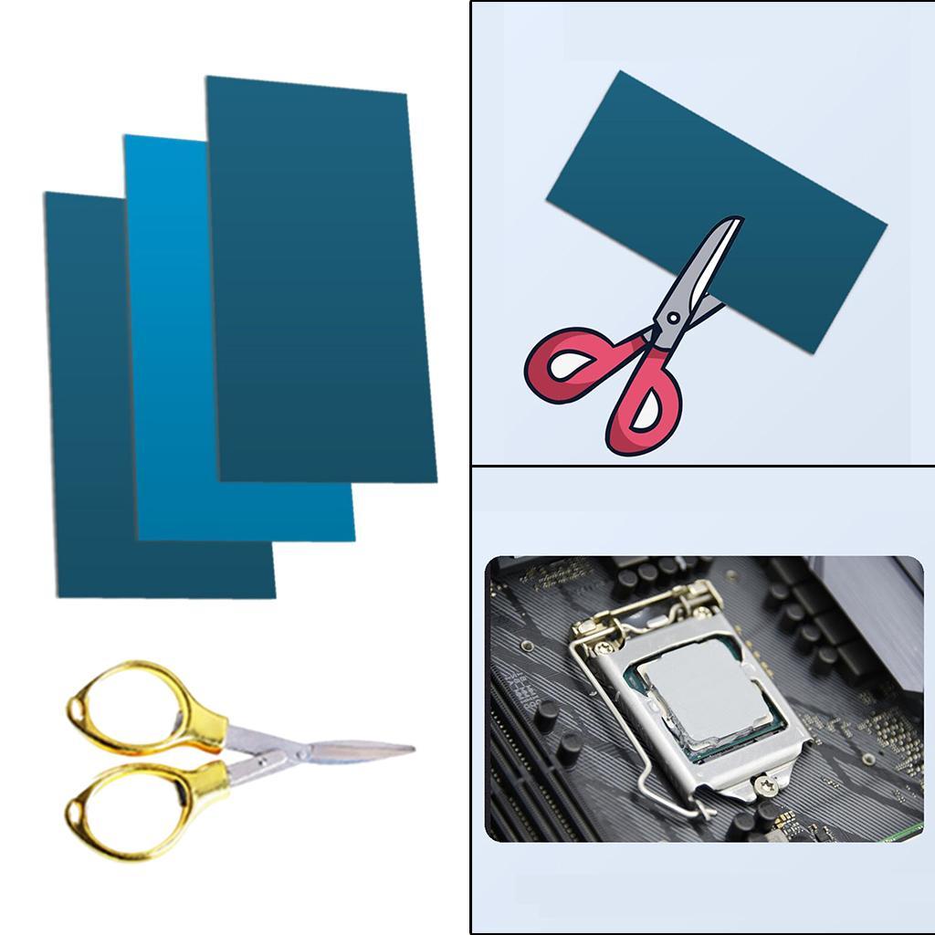 Silicone Thermal Pad 10W/m.k 100x50mm 0.3mm/0.5mm/1.0mm CPU GPU