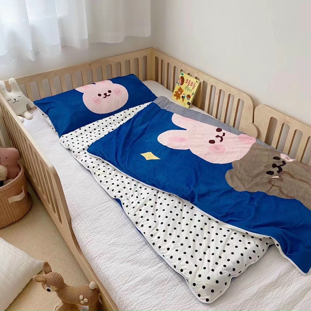 Túi Ngủ Ủ Ấm Cho Bé Vải Nỉ Co Dãn 4 Chiều