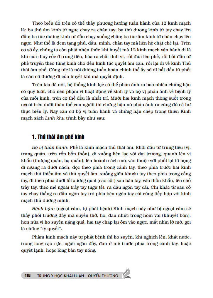 Sách Trung Y Học Khái Luận (Quyển Thượng)