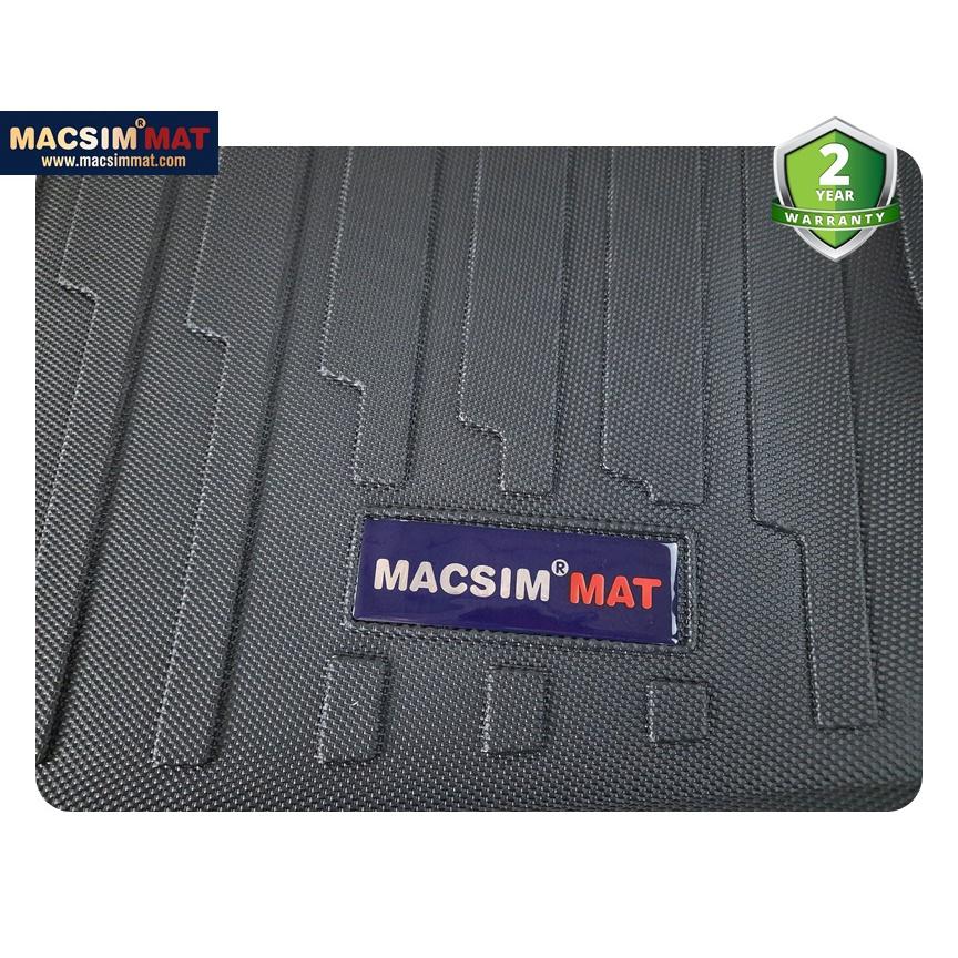Thảm lót cốp xe ô tô VOLKSWAGEN Tiguan (5 chỗ) 2018-đến nay nhãn hiệu Macsim chất liệu TPV cao cấp màu đen (PT02)