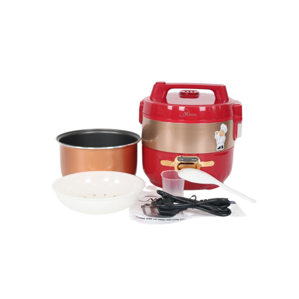 Nồi Cơm Điện 1.8L NK Media MD-NC186 - Màu Ngẫu Nhiên - Hàng Chính Hãng