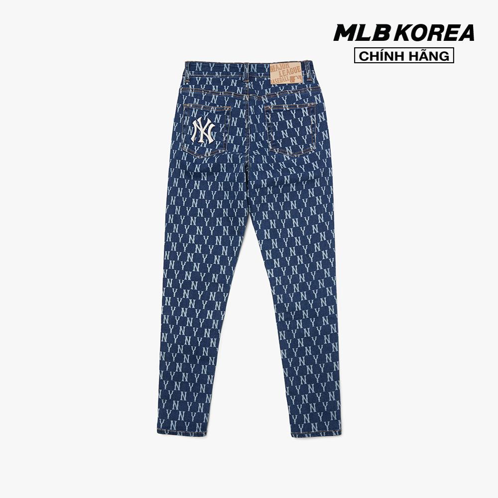 MLB - Quần jeans nữ phom skinny Monogram 3FDPM0521