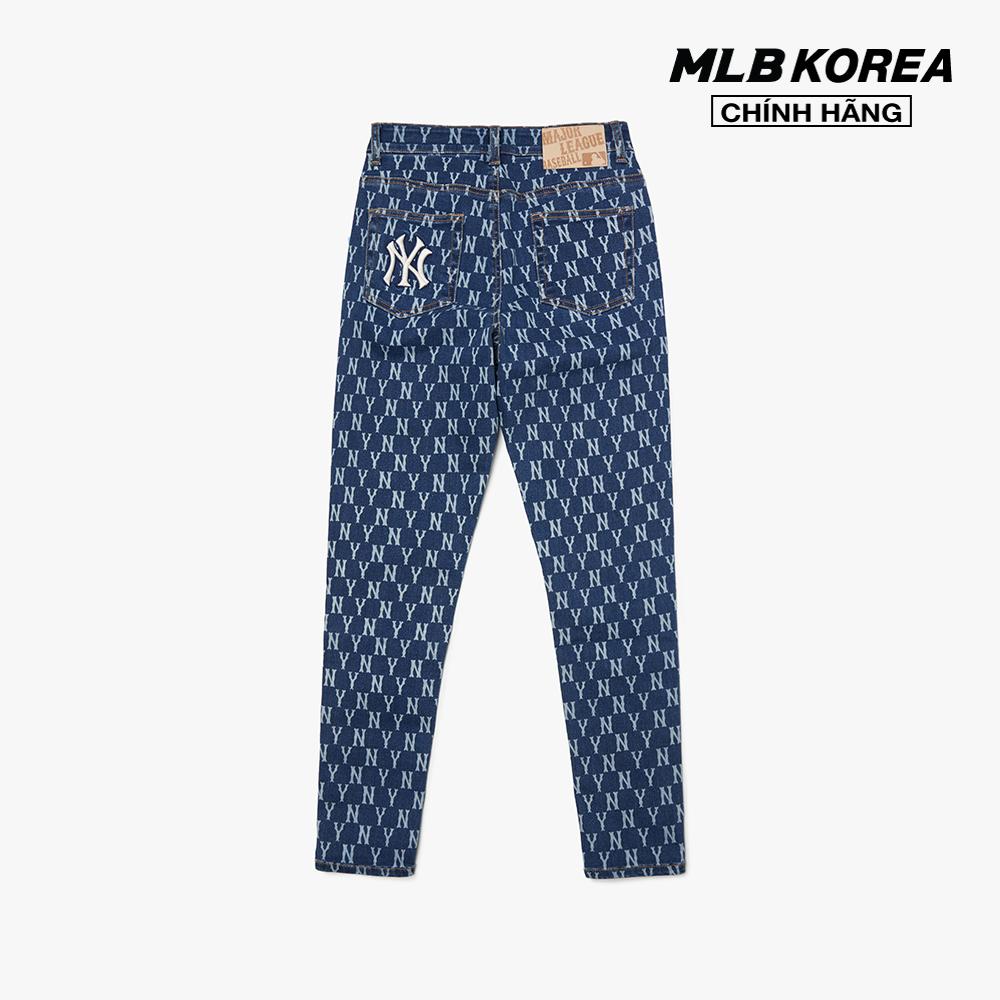 MLB - Quần jeans nữ phom skinny Monogram 3FDPM0521