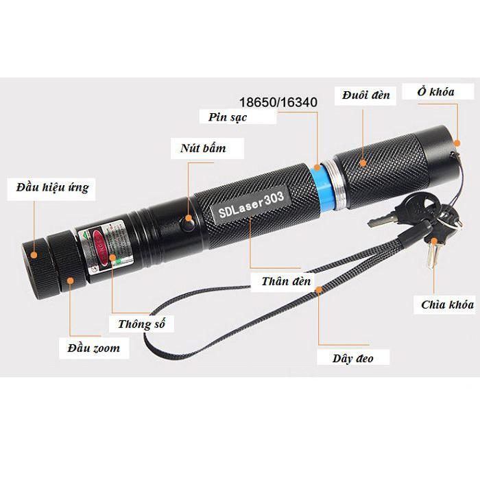 Đèn Laser Siêu Sáng 303 -