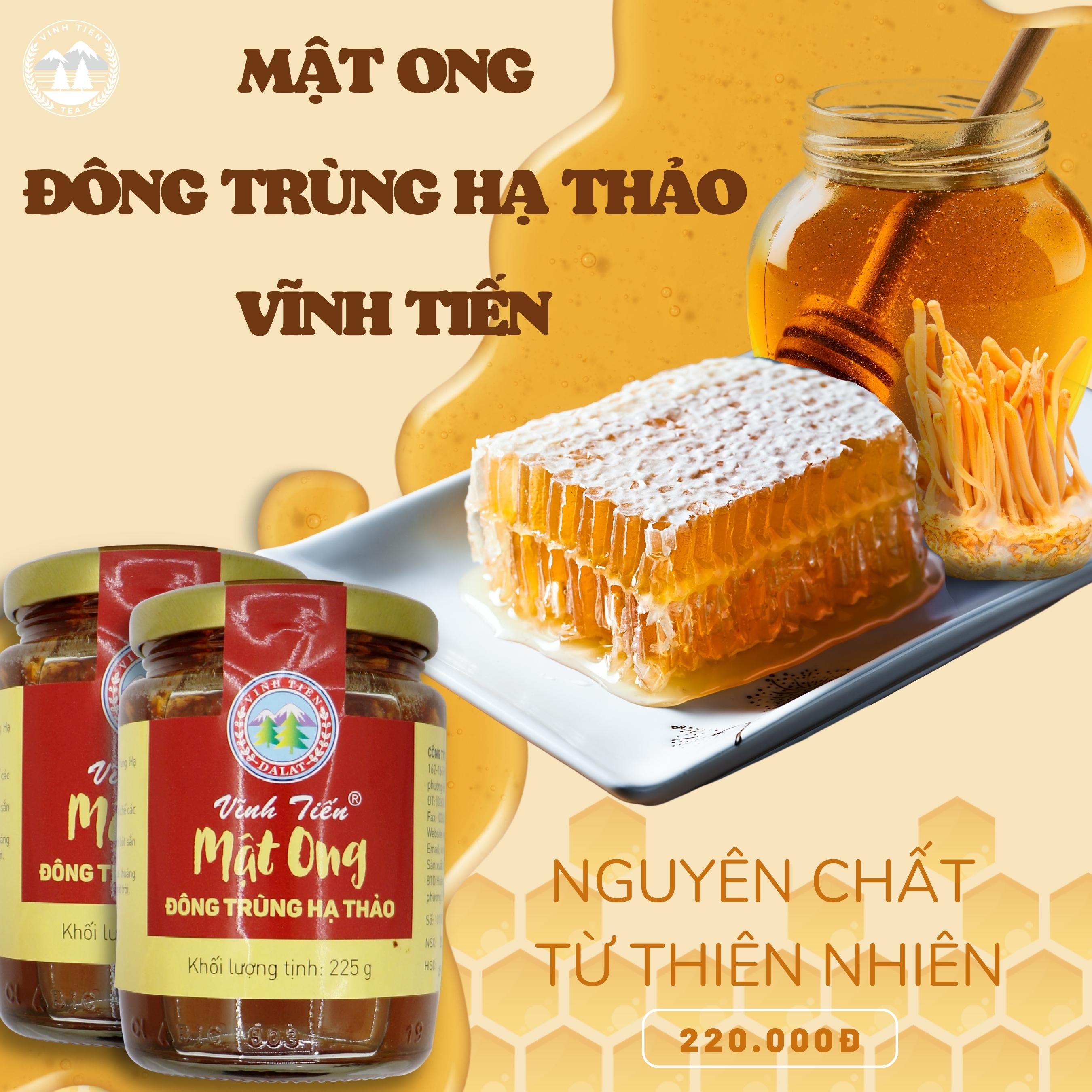 Mật Ong Đông Trùng Hạ Thảo Vĩnh Tiến - Nâng cao sức đề kháng.