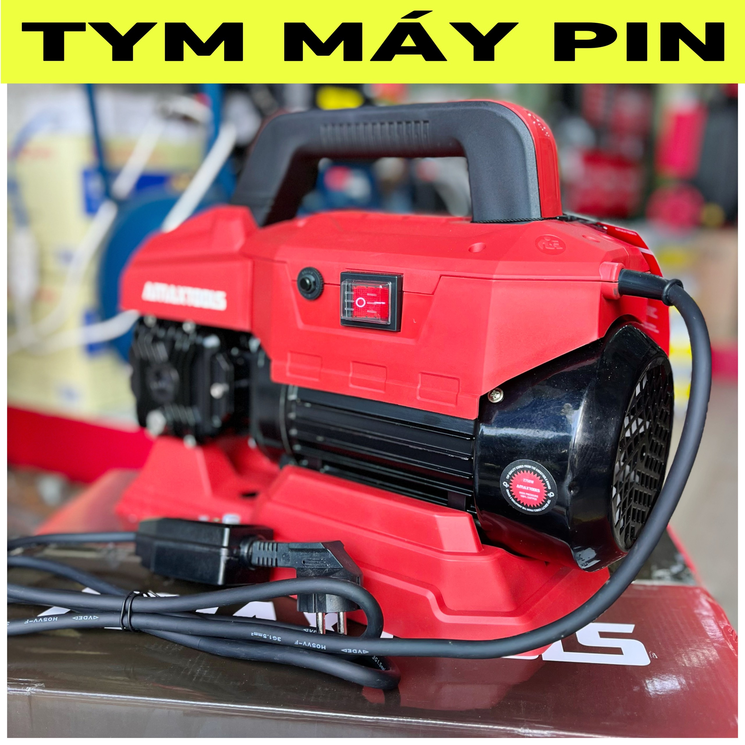 Máy Rửa Xe Bán Công Nghiệp Amaxtools ARX-2750CN Ti 14mm 2750W – tymmaypin