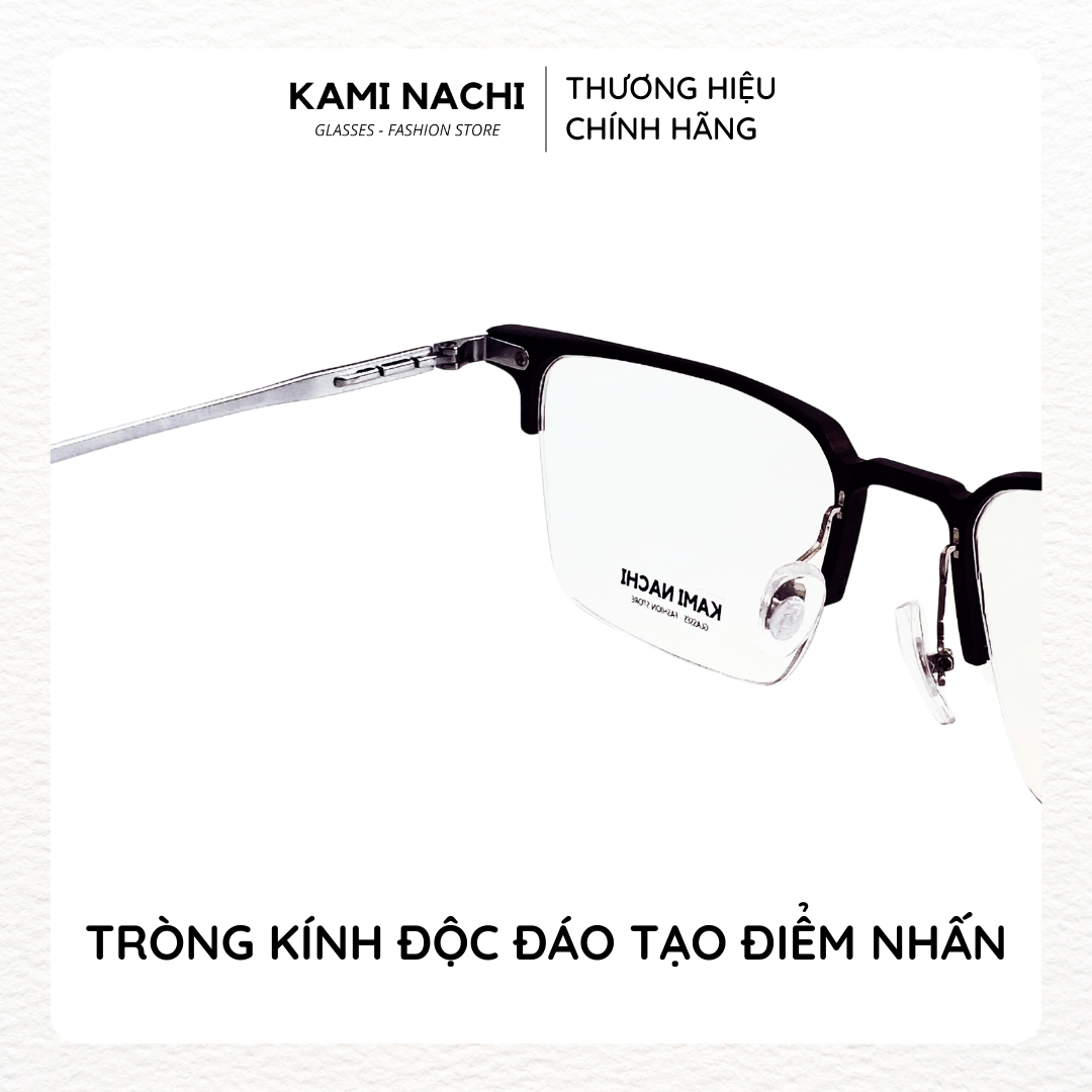 Gọng kính The Business Man phiên bản Super Alpha chất liệu Aluminum KAMI NACHI mã 28529