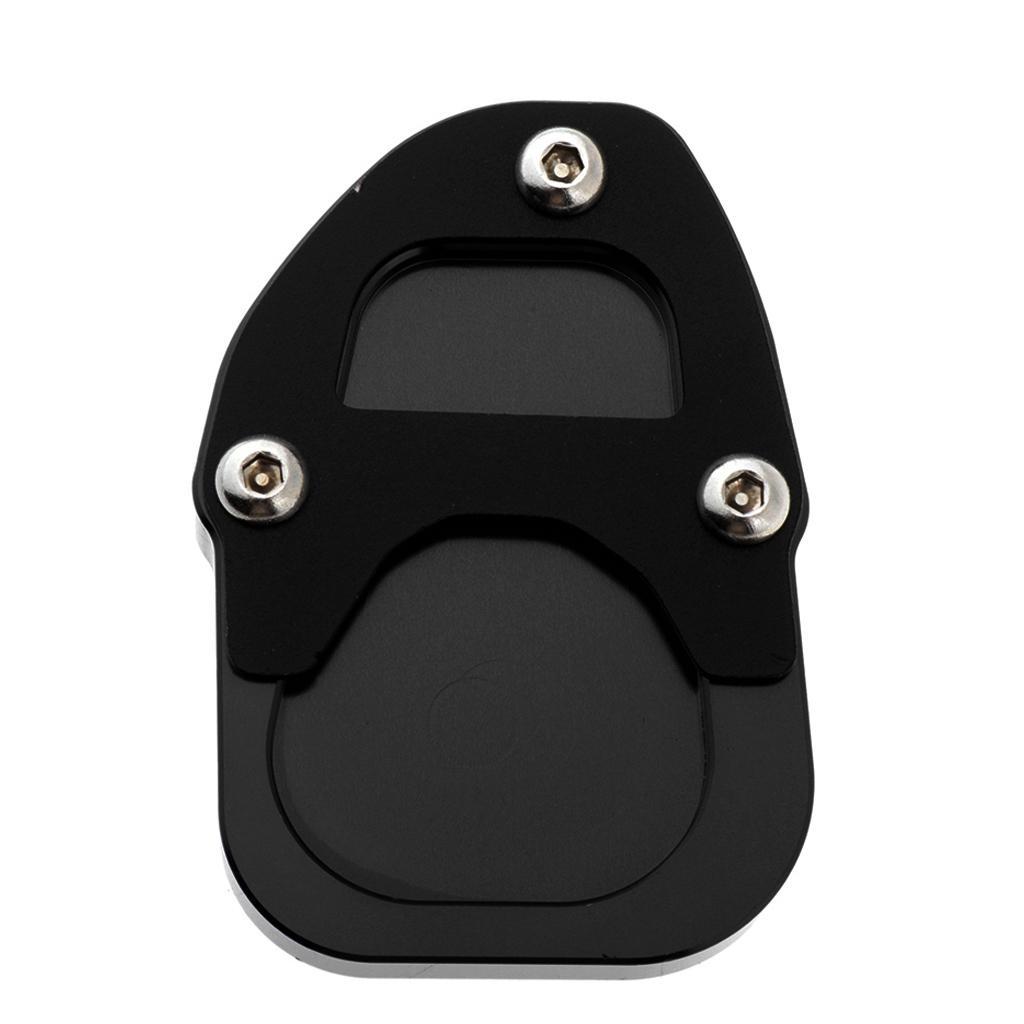 Motorcycle Kickstand Plate Side Stand  Pad for  Black