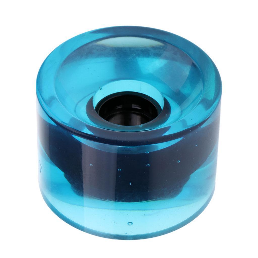 2pcs PU Skateboard Wheels Longboard Replacement Wheels Cruiser Accessories 70x51mm