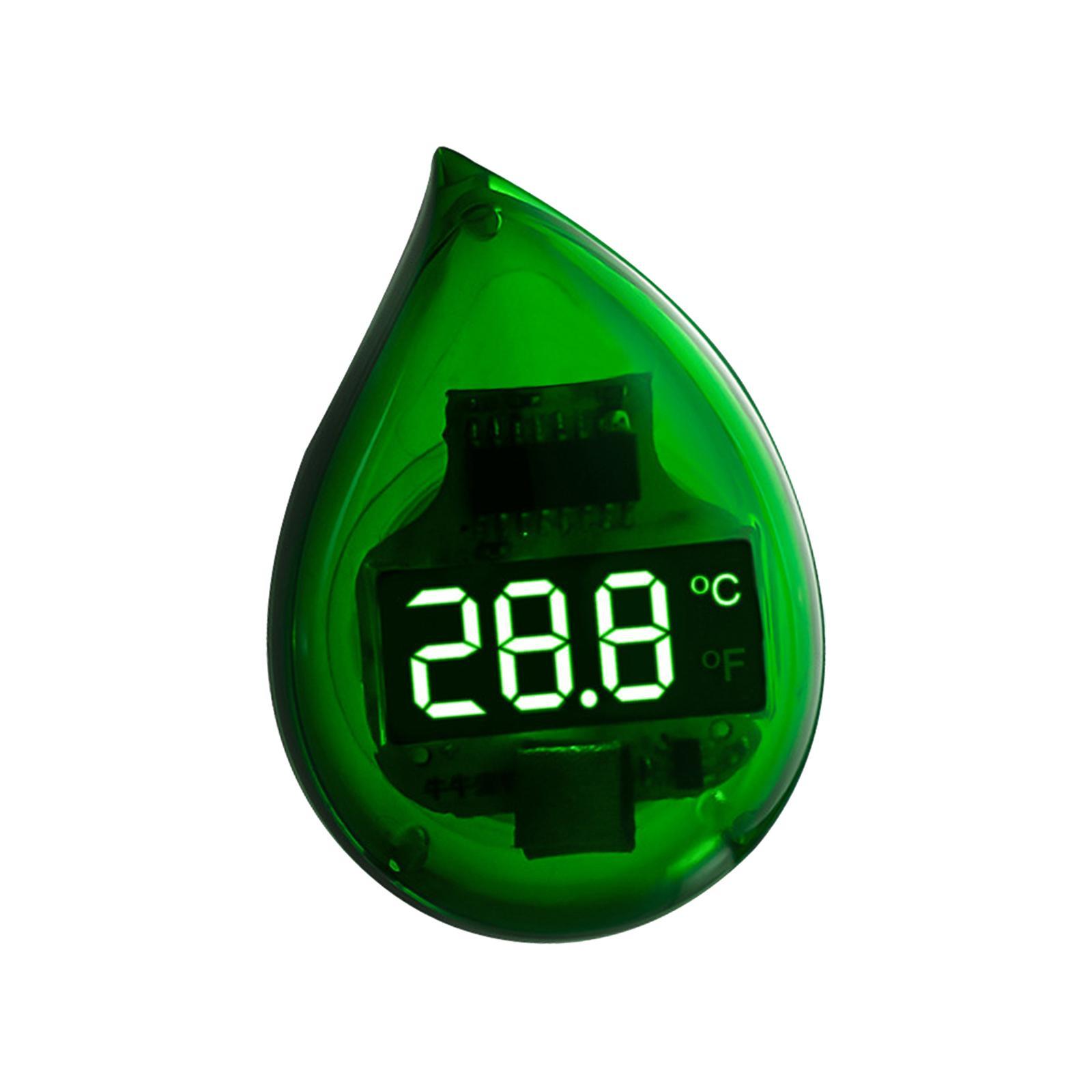 Aquarium Thermometer Stick on LED Display Fish Tank Thermometer Easy to Read