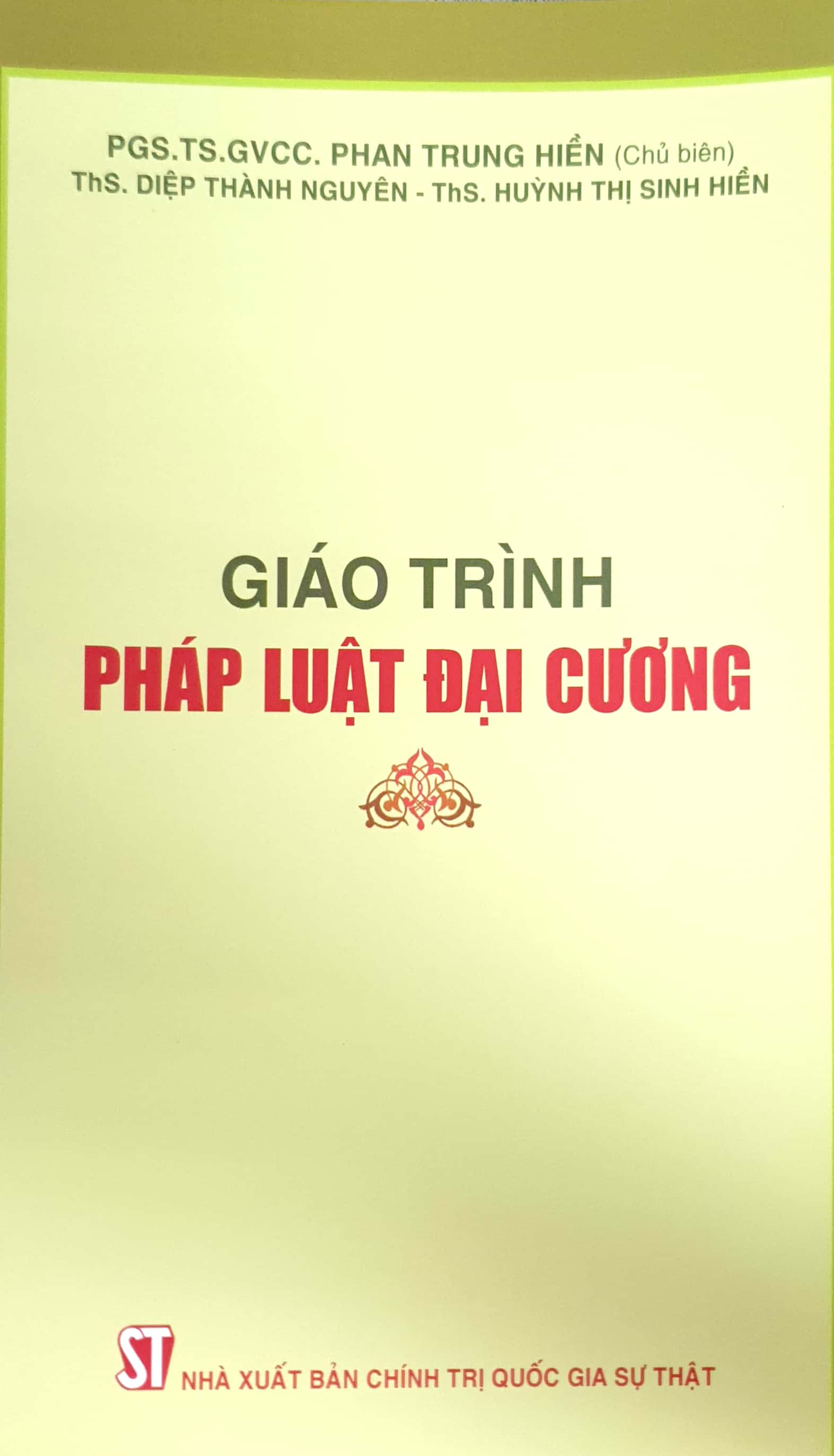 Giáo trình pháp luật đại cương