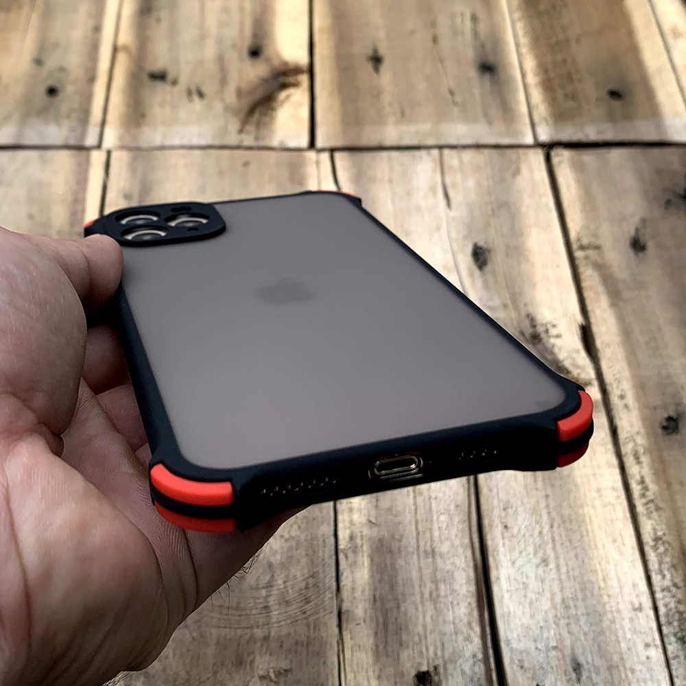 Ốp lưng chống sốc toàn phần màu đen dành cho iPhone 11 Pro